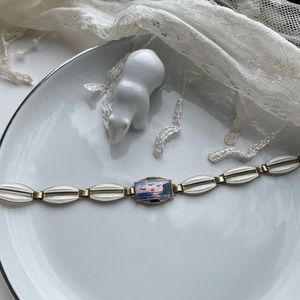 Norne Askel Holmsen Norway Enamel Bracelet